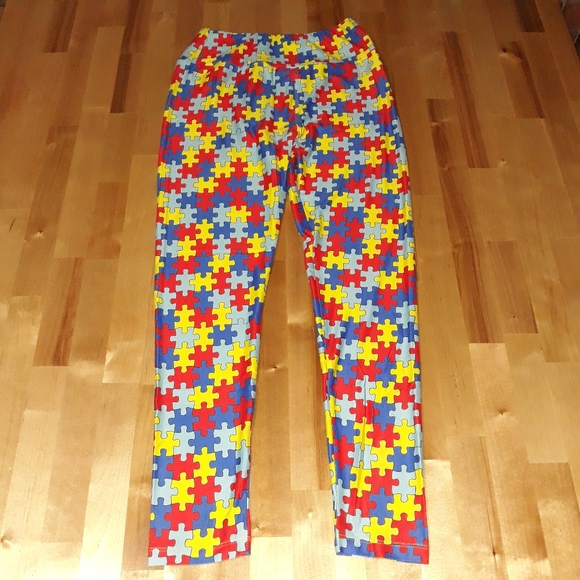 Autism Leggings SZ 10/12 - Picture 2 of 3